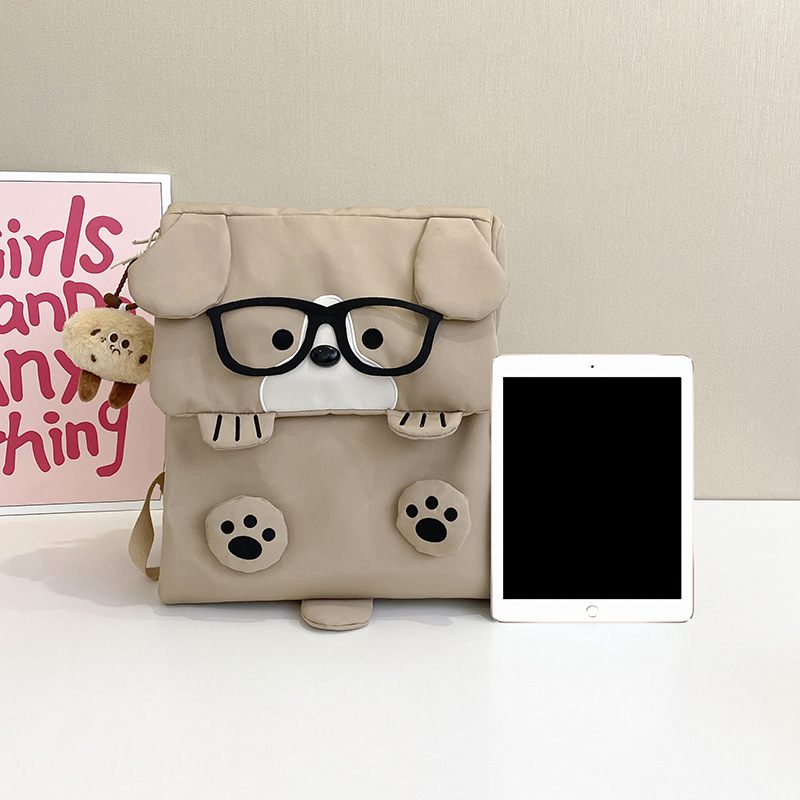 Mochila De Gran Capacidad Con Diseño De Perro De Dibujos Animados