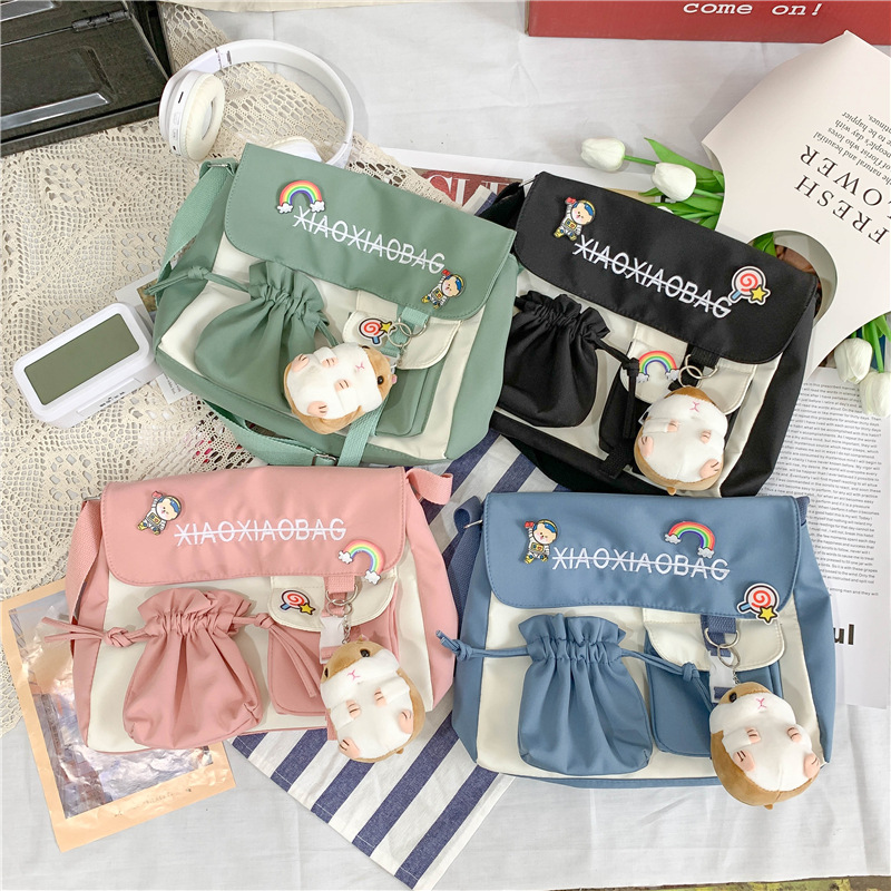 Bolso De Hombro Multibolsillos De Gran Capacidad