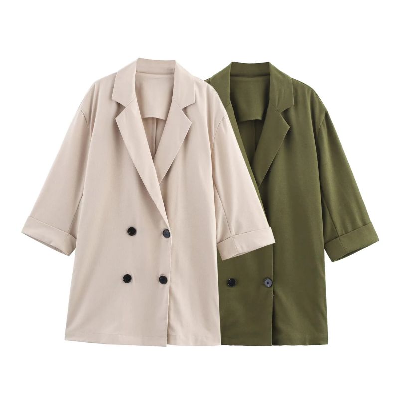 Blazer Cruzado De Lino
