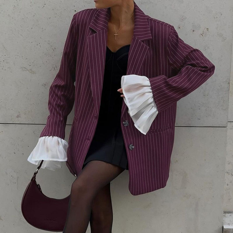 Blazer De Rayas