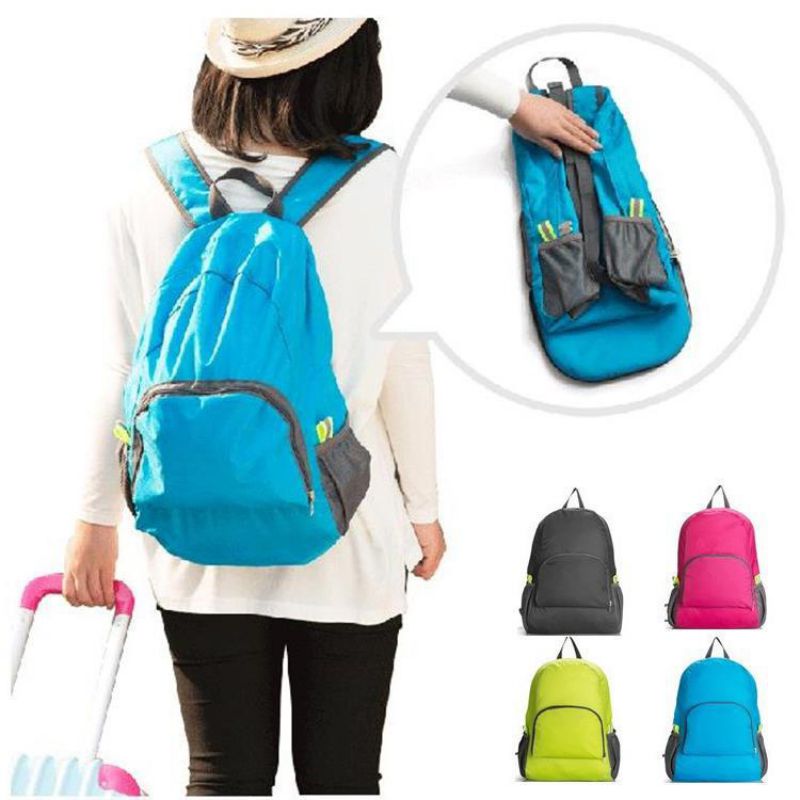 Mochila Plegable De Nailon Impermeable