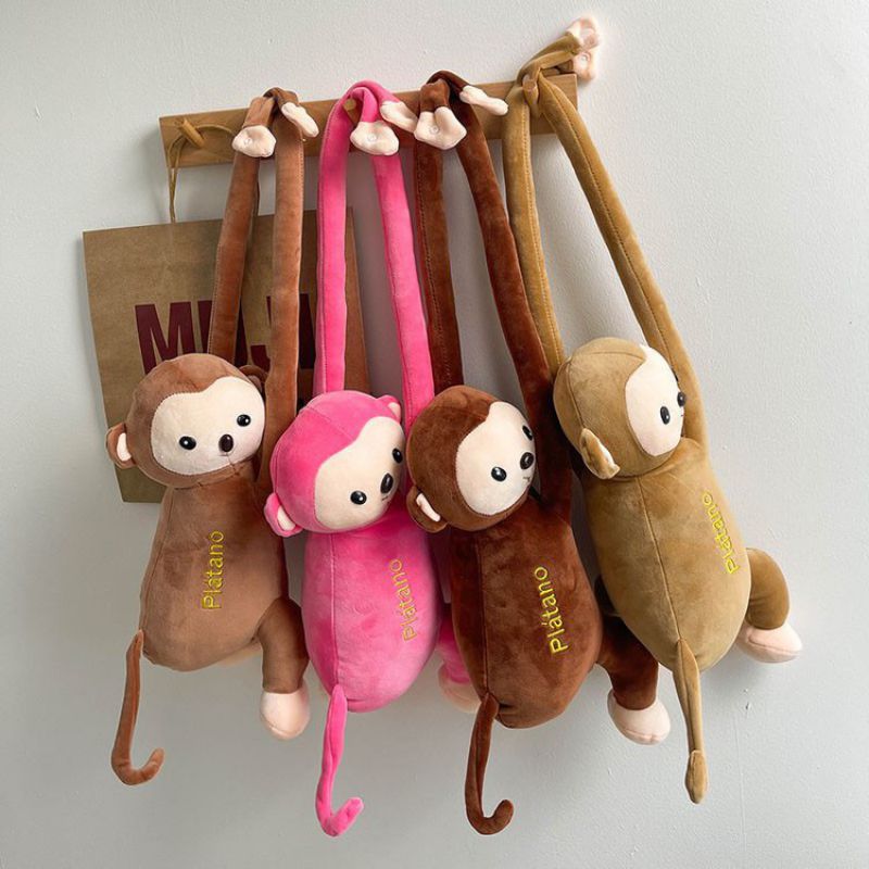 Bolso De Hombro De Mono De Peluche