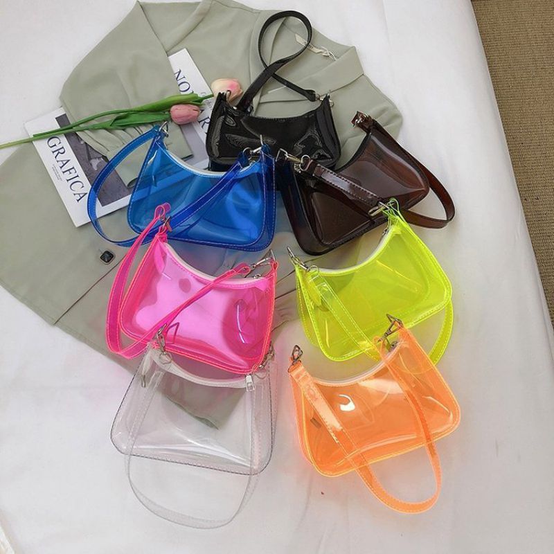Bolso De Hombro De Pvc De Gran Capacidad