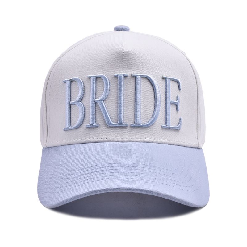 Gorra De Béisbol Con Letras Bordadas En 3d Y Bloques De Color