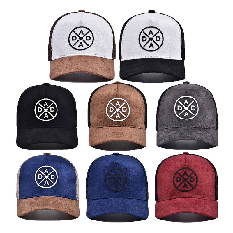 Gorra De Béisbol Bordada Con Bloques De Color De Algodón