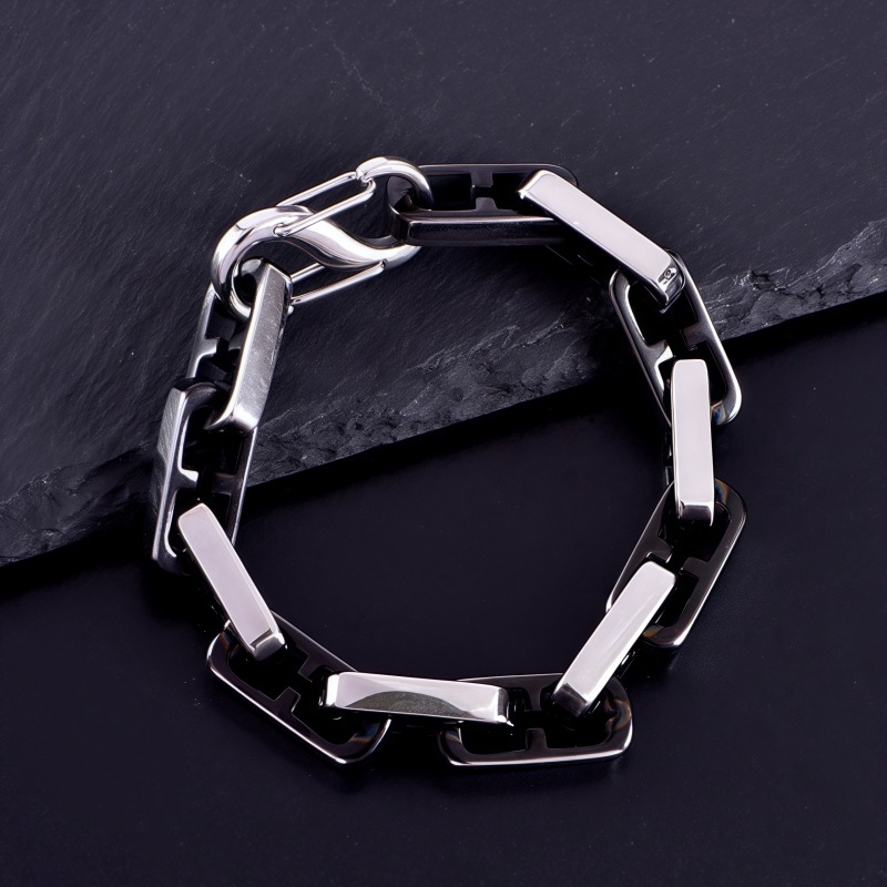 Pulsera De Acero Inoxidable Con Caracteres Japoneses Para Niños.