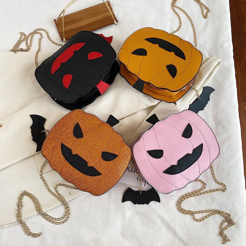 Bolso Bandolera Especial De Pu Con Diseño De Calabaza