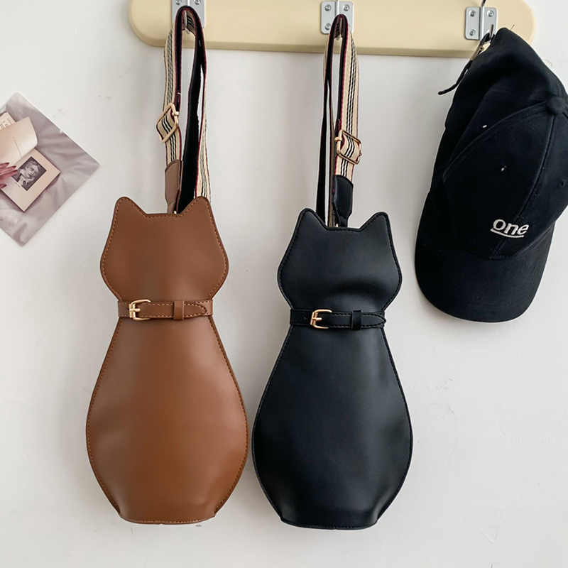Bolso Bandolera Con Forma De Gato