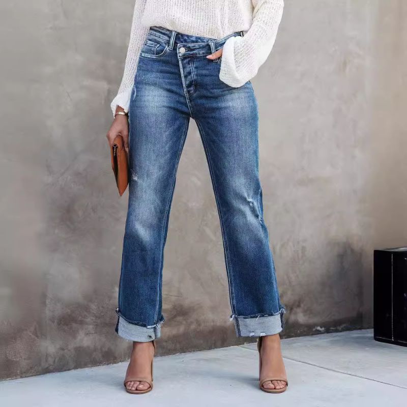 Pantalones Vaqueros De Cintura Alta