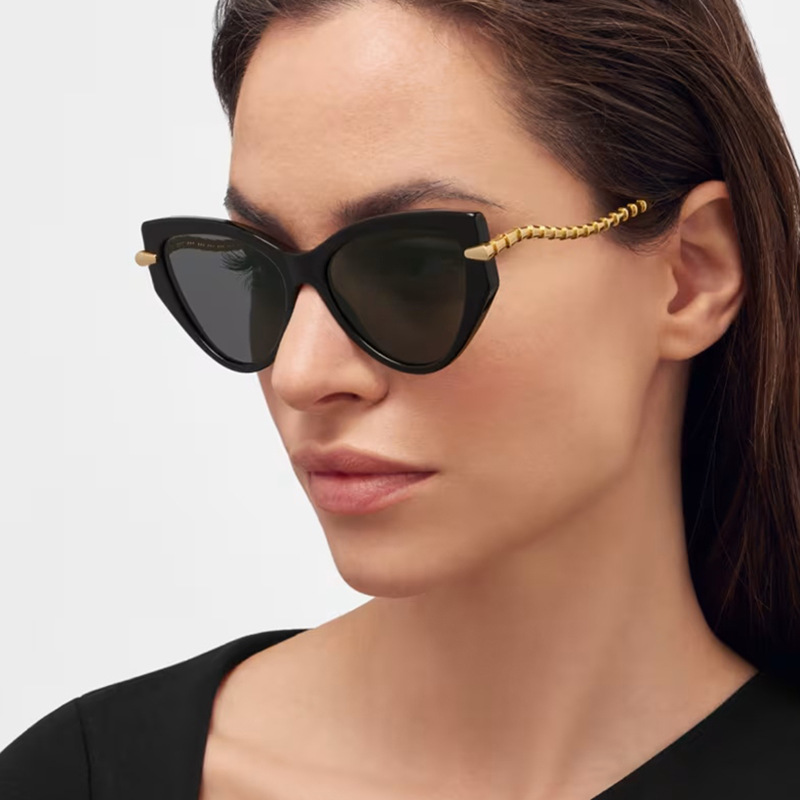 Gafas Con Cadena De Ojo De Gato