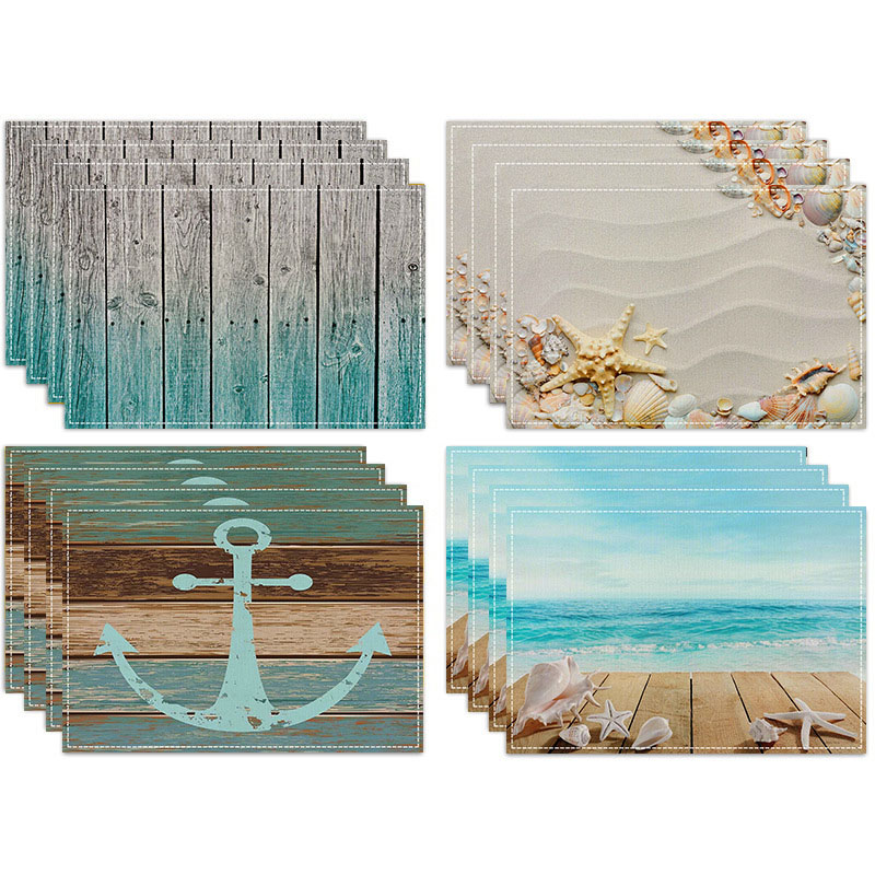 Mantel De Lino Estampado