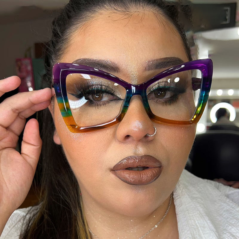 Gafas De Sol Con Montura Grande Y Color A Juego De Ac