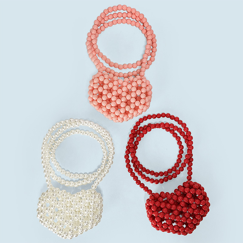 Bolso Bandolera Con Cuentas Acrílicas