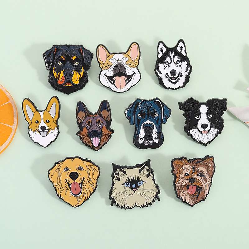 Broche De Aleación Con Forma De Cachorro