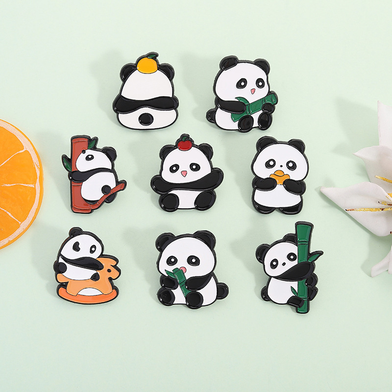 Broche De Panda De Aleación