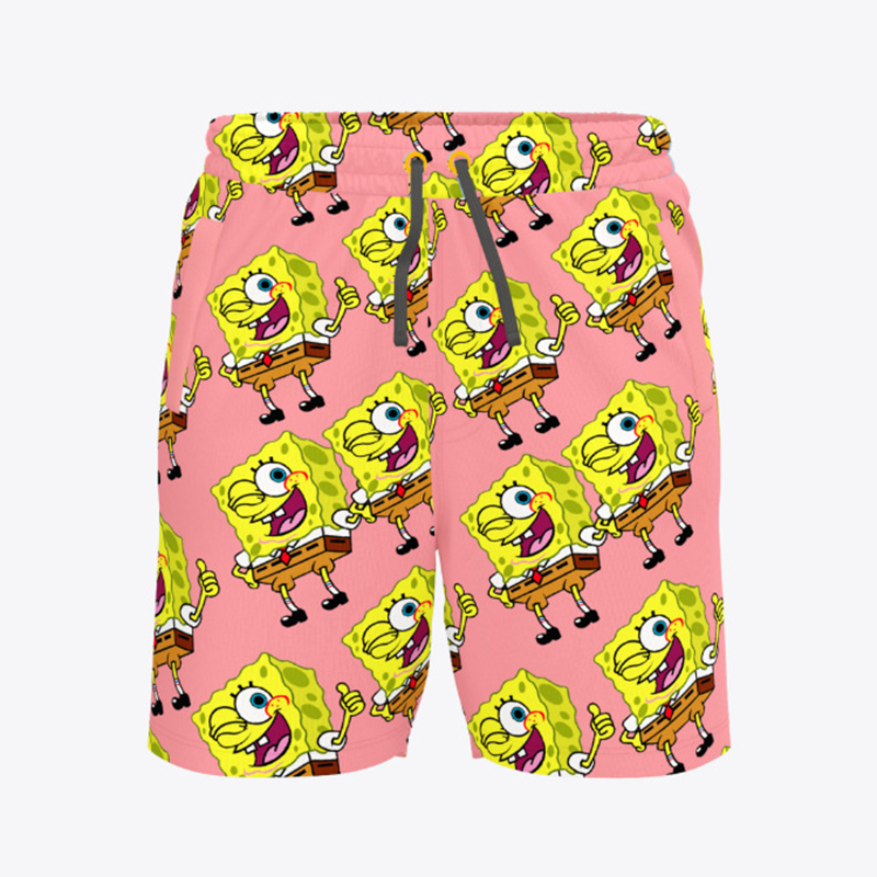 Pantalones Cortos De Poliéster Con Cordones Para Hombre
