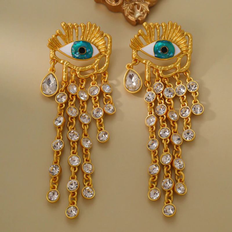 Pendientes De Ojo De Aleación