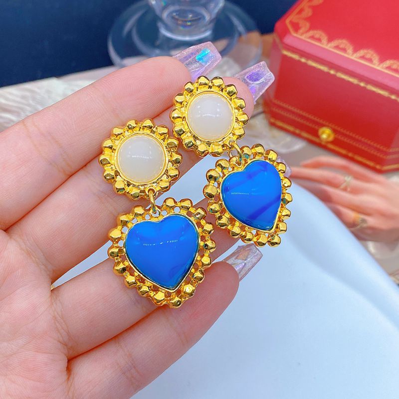 Pendientes De Corazón De Aleación