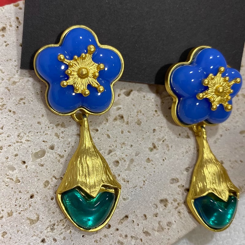 Pendientes De Flores De Aleación