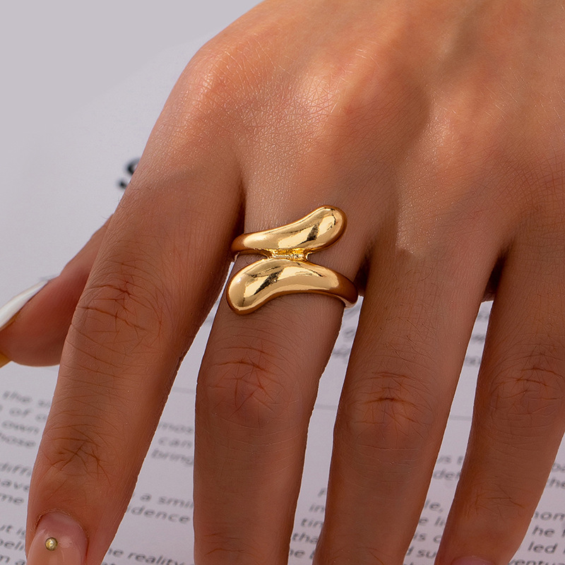 Anillo Geométrico De Serpiente