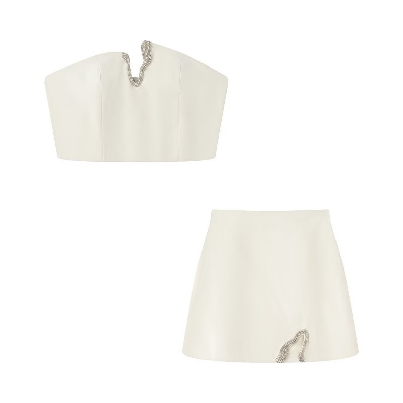 Top Bandeau Con Espalda Descubierta Y Hueco