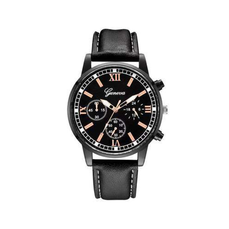Reloj Redondo De Aleación Para Hombre.