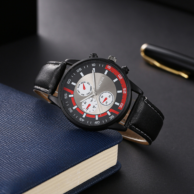 Reloj Redondo De Aleación Para Hombre.