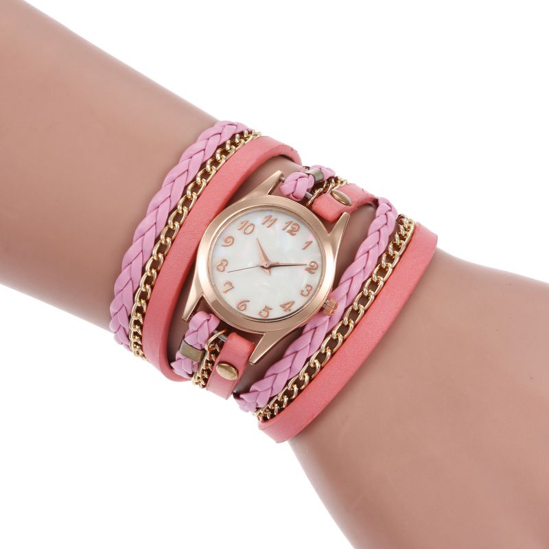 Reloj De Cuerda Redonda De Aleación
