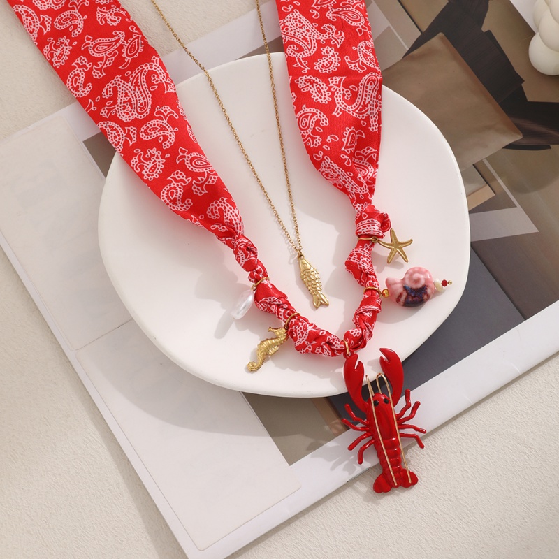 Collar De Pez De Acero Y Titanio