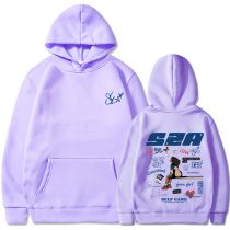 Sudadera Con Capucha De Poliéster Estampada