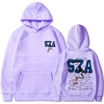 Sudadera Con Capucha De Poliéster Estampada