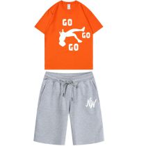 Conjunto Shorts Manga Corta Poliéster Estampado