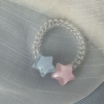 Goma Para El Pelo De Acetato Con Nube Estrella De Cinco Puntas Oso Dibujos Animados