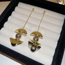 Pendientes De Borlas De Diamantes De Metal