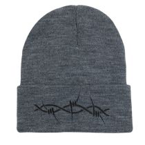 Gorro Bordado De Malla De Alambre Acrílico