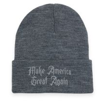 Gorro De Punto Con Bordado De Letras Acrílicas